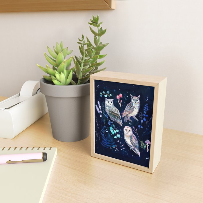Night Owls Mini Art Print Gallery Image 2