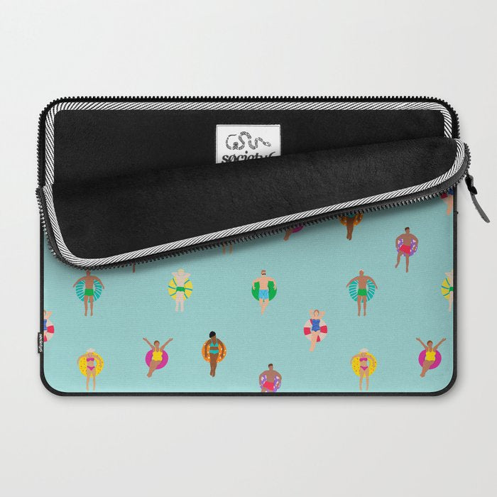 Pool Floating Laptop Sleeve Gallery Image 2