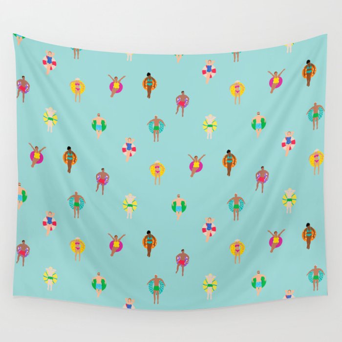 Pool Floating Wall Tapestry Gallery Image 4