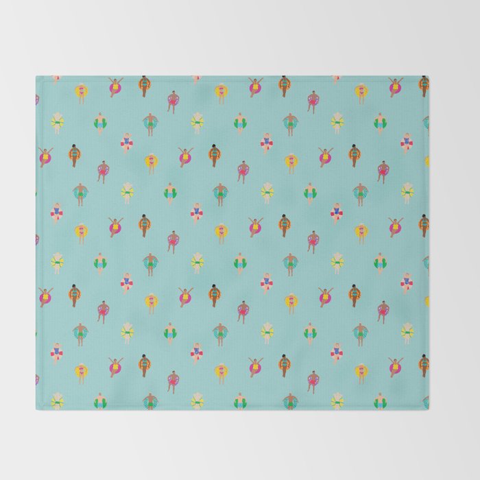 Pool Floating Throw Blanket Gallery Image 2