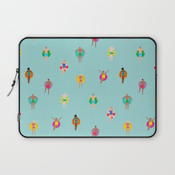 Pool Floating Laptop Sleeve Gallery Image 1