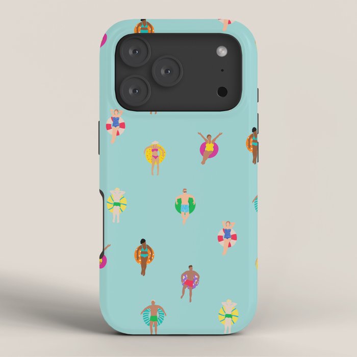 Pool Floating iPhone Case Gallery Image 3