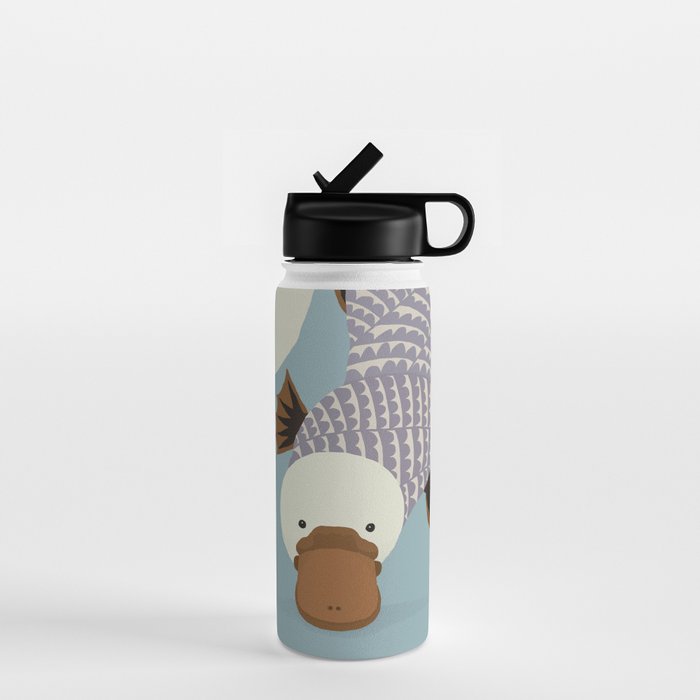 Whimsical Platypus Water Bottle Gallery Image 1