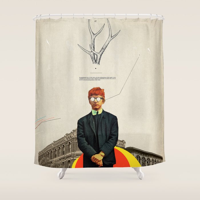 Bright Posture Shower Curtain Gallery Image 1