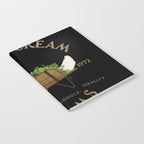 English Cream Golden Retriever Dog Farm Cart Vintage Style Art Notebook Gallery Image 2