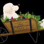 English Cream Golden Retriever Dog Farm Cart Vintage Style Art Coffee Mug Gallery Image 2