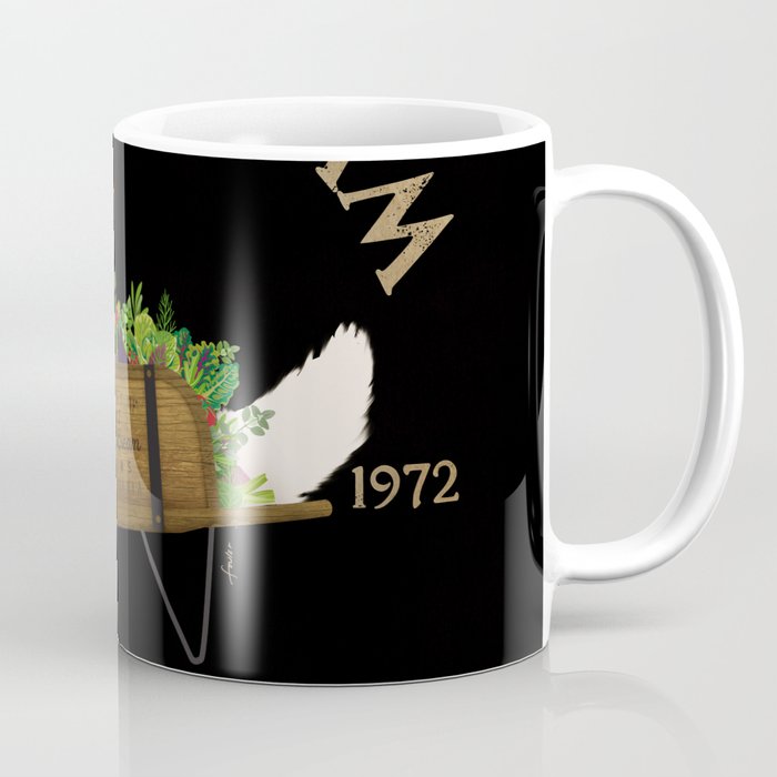 English Cream Golden Retriever Dog Farm Cart Vintage Style Art Coffee Mug Gallery Image 1