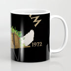 English Cream Golden Retriever Dog Farm Cart Vintage Style Art Coffee Mug Gallery Image 1