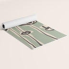 Abstract line art eyes 7 Yoga Mat Gallery Image 2