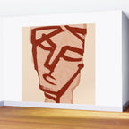 Abstract Face 91 Wall Mural Gallery Image 2