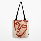 Abstract Face 91 Tote Bag Gallery Image 2