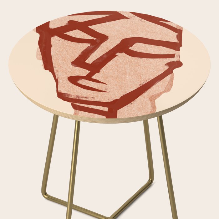 Abstract Face 91 Side Table Gallery Image 2