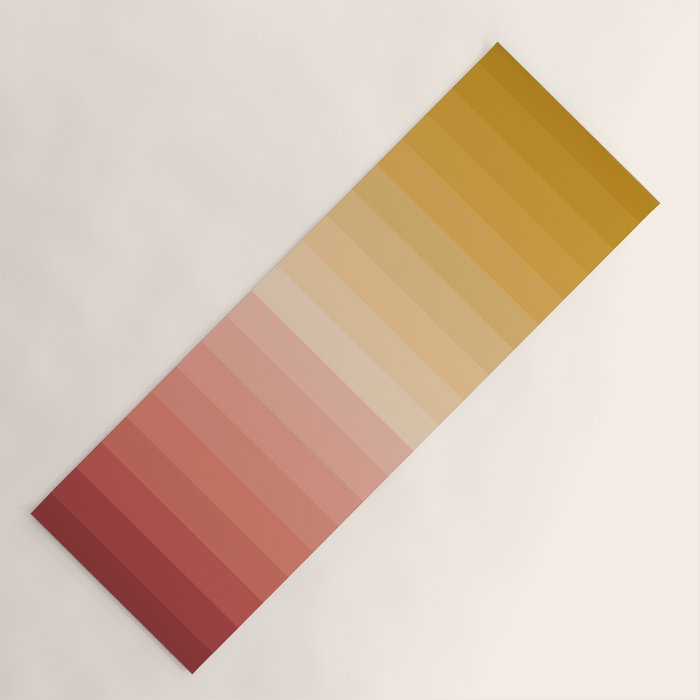 Multicolor Stripes XV Yoga Mat Gallery Image 1