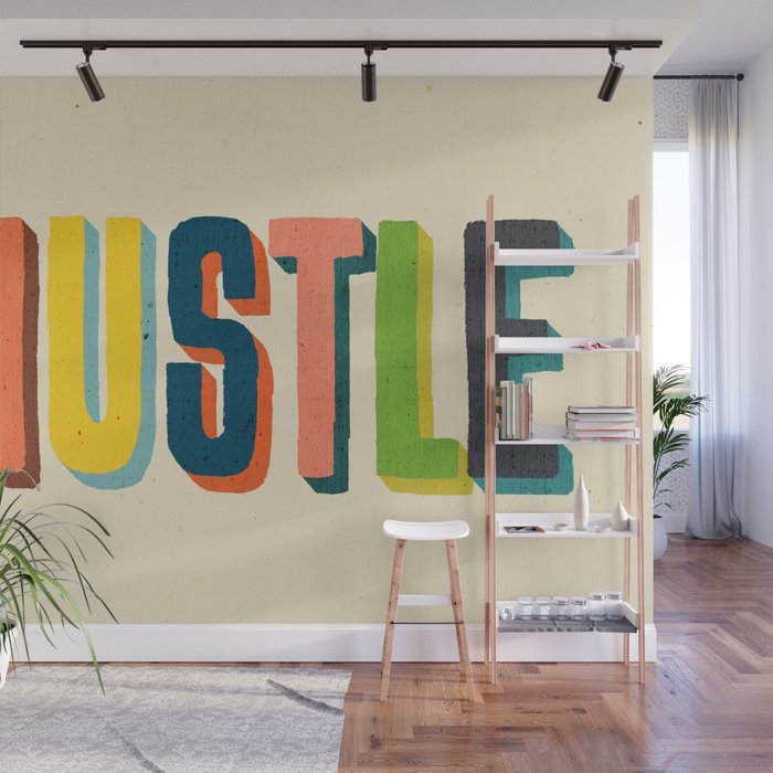 Hustle Wall Mural Gallery Image 1