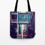 Historic Printer's Alley Nashville Tennessee Tote Bag Gallery Image 1
