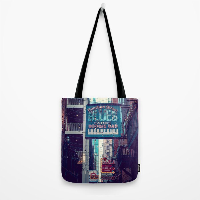 Historic Printer's Alley Nashville Tennessee Tote Bag Gallery Image 2