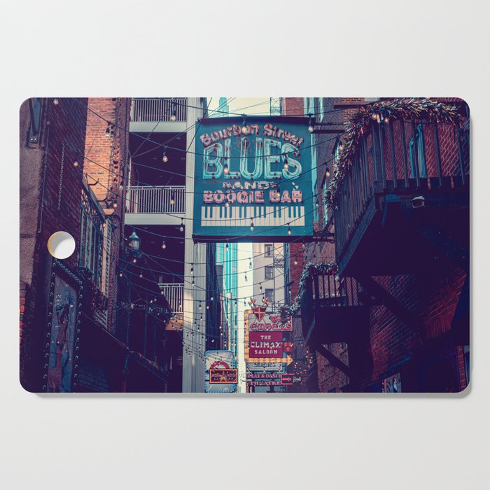 Historic Printer's Alley Nashville Tennessee Cutting Board Gallery Image 1