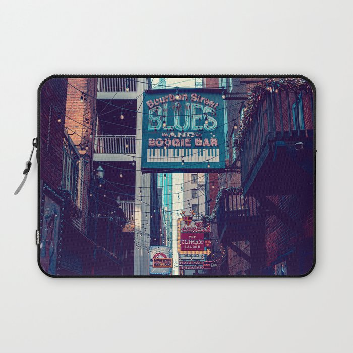 Historic Printer's Alley Nashville Tennessee Laptop Sleeve Gallery Image 1