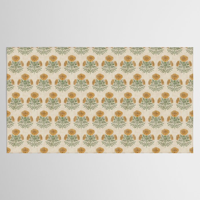 Marigold - golden yellow Tablecloth Gallery Image 2