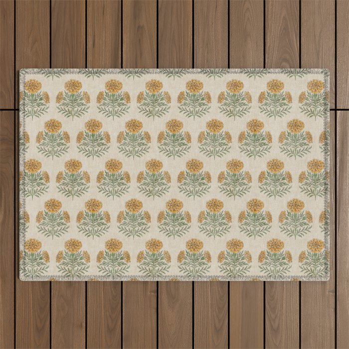 Marigold - golden yellow Outdoor Rug Gallery Image 1