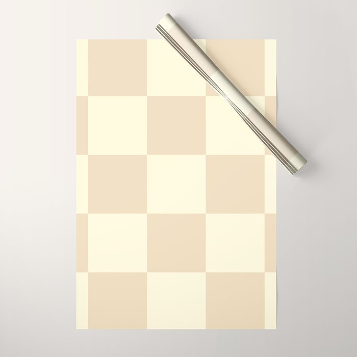 Muted Checkerboard Wrapping Paper Gallery Image 1