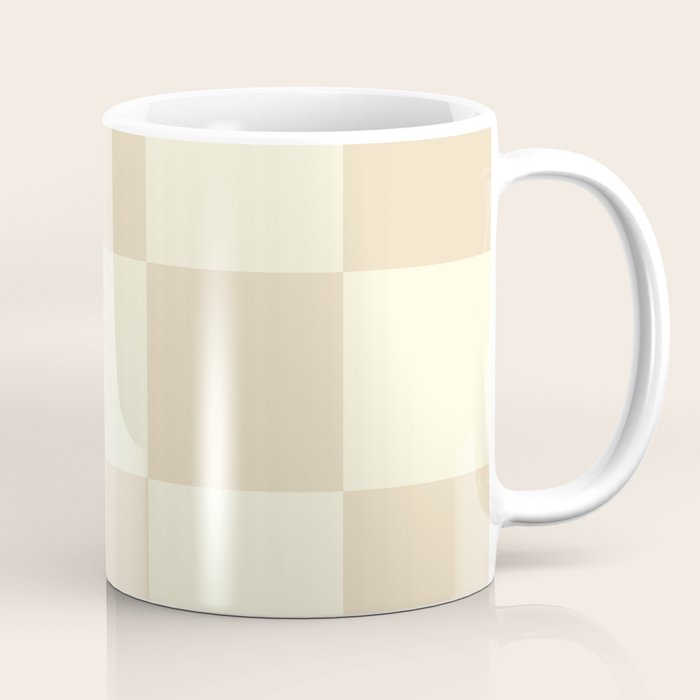 Muted Checkerboard Coffee Mug Gallery Image 1