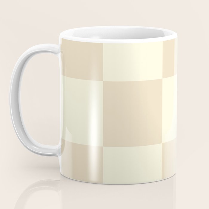 Muted Checkerboard Coffee Mug Gallery Image 3