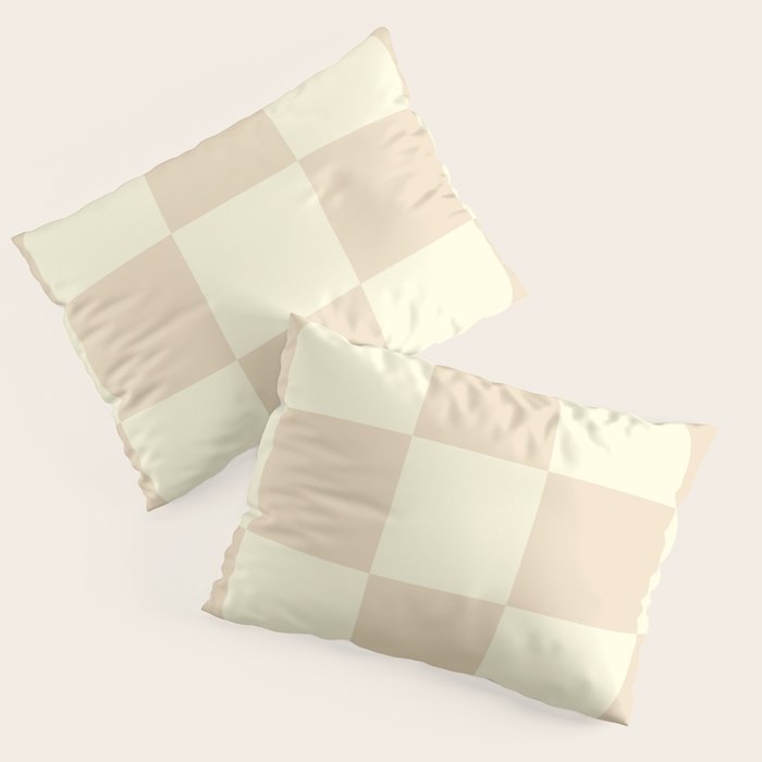Muted Checkerboard Pillow Sham Gallery Image 3
