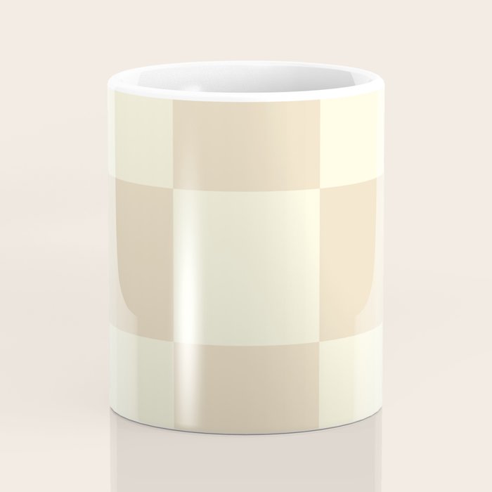 Muted Checkerboard Coffee Mug Gallery Image 4