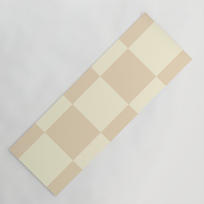 Muted Checkerboard Yoga Mat Gallery Image 1