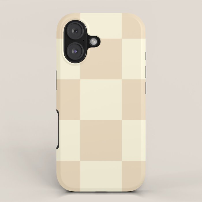 Muted Checkerboard iPhone Case Gallery Image 1
