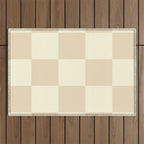 Muted Checkerboard Outdoor Rug Gallery Image 1