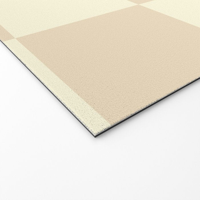 Muted Checkerboard Welcome Mat Gallery Image 2