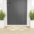 Muted Checkerboard Welcome Mat Gallery Image 3