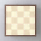 Muted Checkerboard Mini Art Print Gallery Image 2