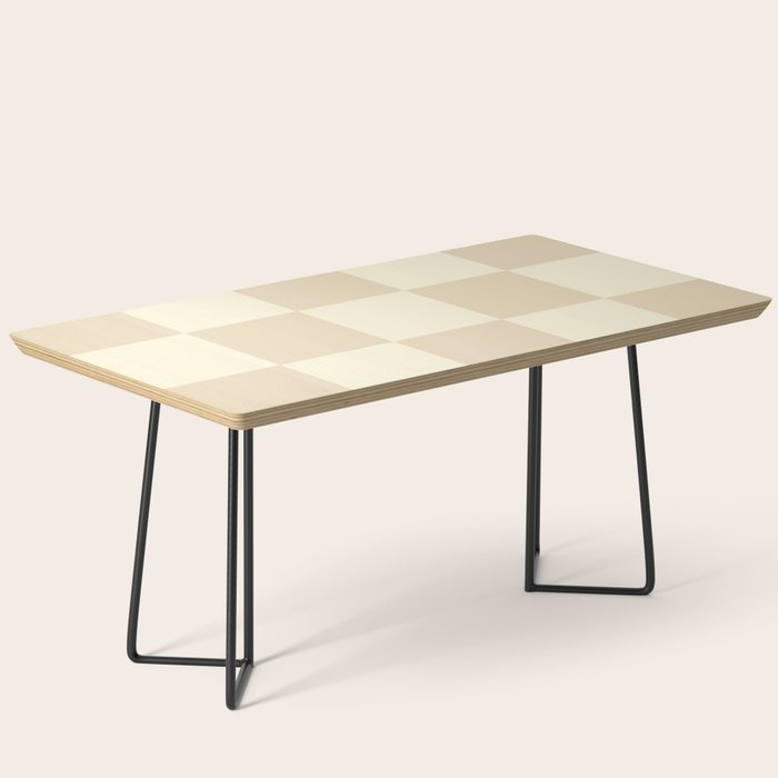 Muted Checkerboard Coffee Table Gallery Image 1