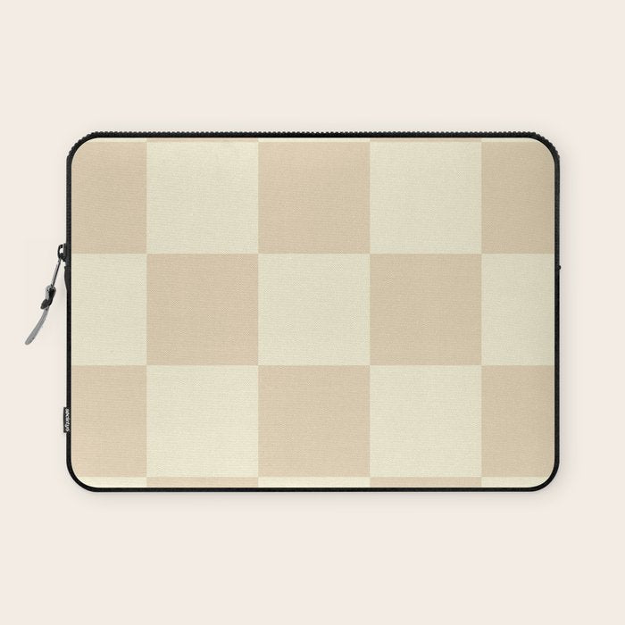 Muted Checkerboard Laptop Sleeve Gallery Image 1