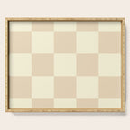 Muted Checkerboard Serving Tray Gallery Image 1