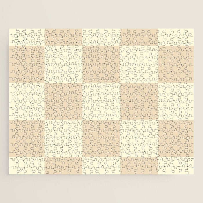 Muted Checkerboard Jigsaw Puzzle Gallery Image 1