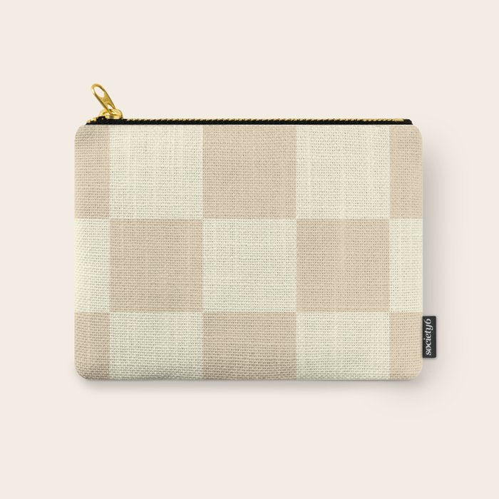 Muted Checkerboard Carry All Pouch Gallery Image 1