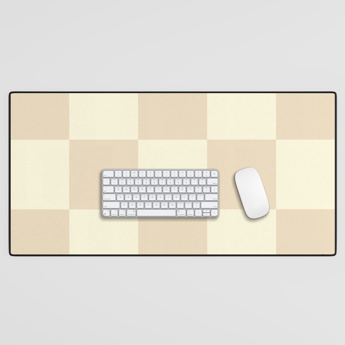Muted Checkerboard Desk Mat Gallery Image 1