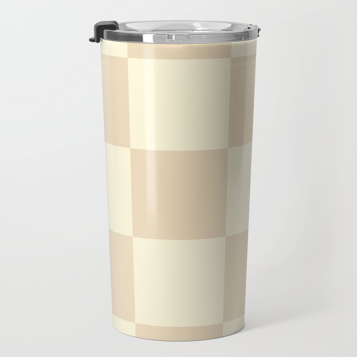 Muted Checkerboard Travel Mug Gallery Image 3