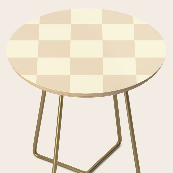Muted Checkerboard Side Table Gallery Image 2