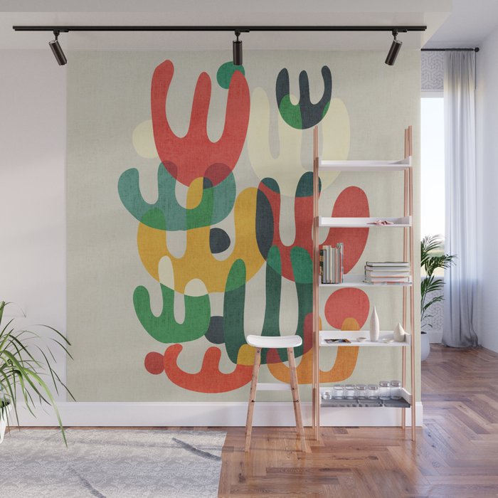 Cactus Wall Mural Gallery Image 1