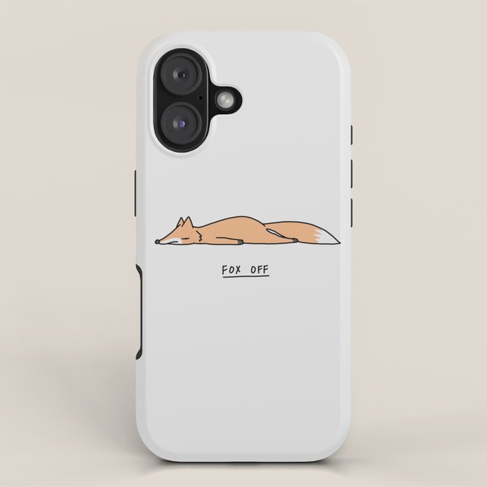 Fox Off iPhone Case Gallery Image 1