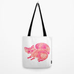 Watercolor Raccoon - Pink Palette Tote Bag Gallery Image 2