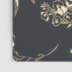  seamless floral pattern with flowers on a dark background Poster Gallery Image 3