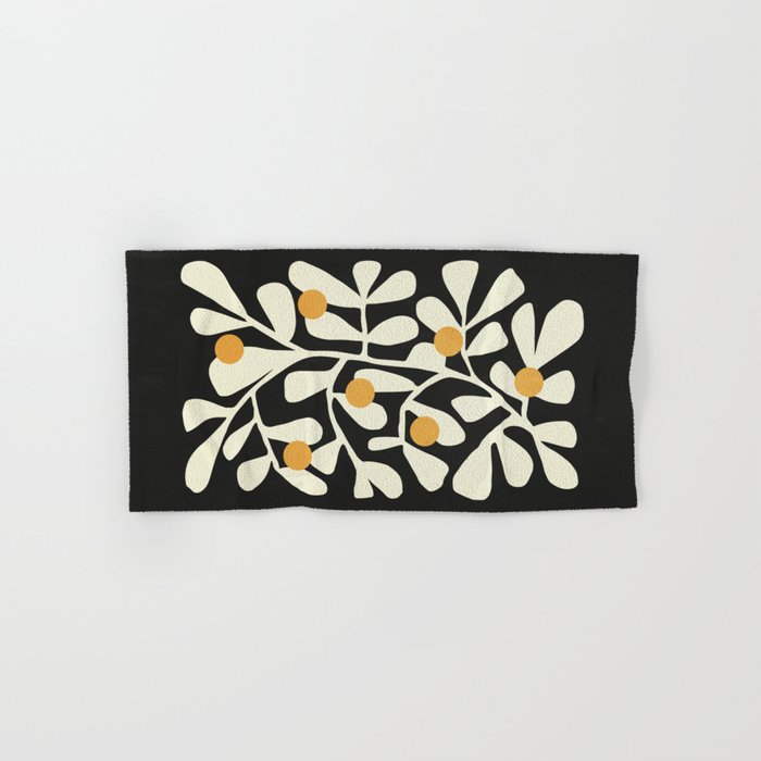 Summer Bloom: Matisse Night Edition Bath Towel Gallery Image 1