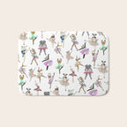Animal Ballerinas Bath Mat Gallery Image 1