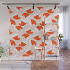 Santa Hat pattern Wall Mural Gallery Image 1
